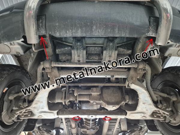 Предпазна кора за двигател, радиатор и предна броня Hyundai Terracan 4