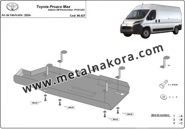 Резервоар за акумулатори Toyota Proace Max - P1001282 3