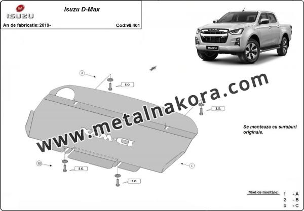 Scut radiator Isuzu D-Max 3