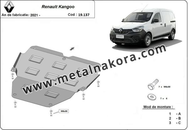 Предпазна кора за двигател и скоростна кутия Renault Kangoo 3