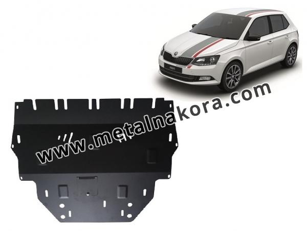 Предпазна кора за двигател, скоростна кутия, радиатор и предна броня Skoda Fabia 3 Diesel 1