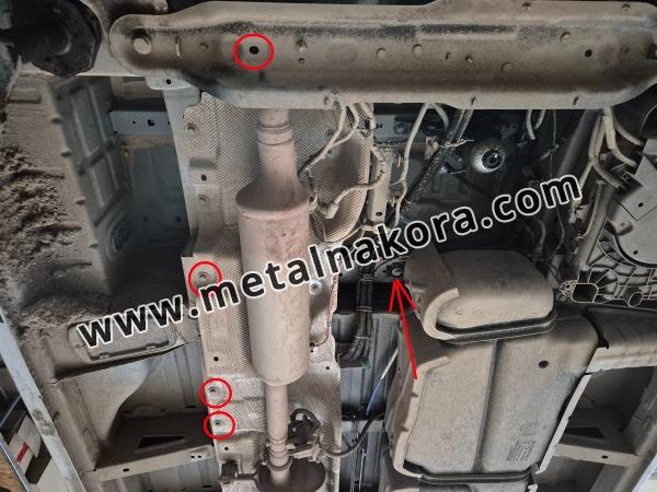 Предпазна кора за двигател, скоростна кутия, радиатор и предна броня Renault Master 4