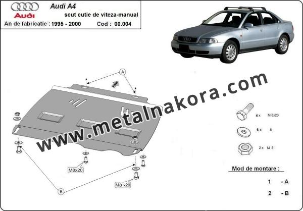 Предпазна кора за скоростна кутия Audi A4 B5 3