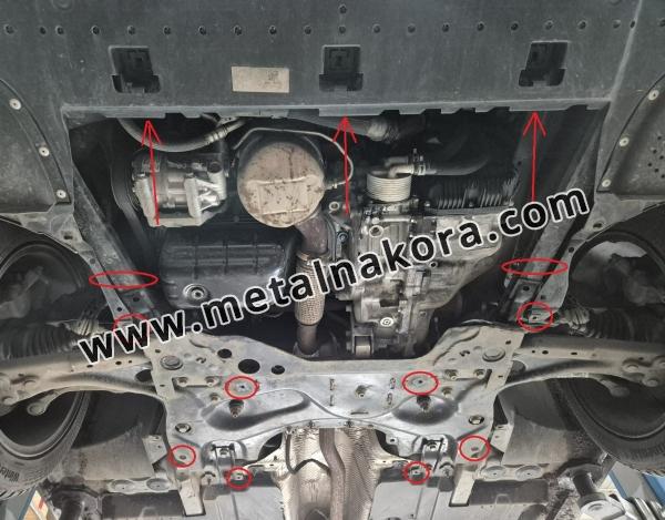 Предпазна кора за двигател, скоростна кутия и радиатор Peugeot 408 4