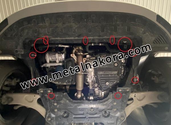 Метална предпазна кора за двигател Fiat 600 4
