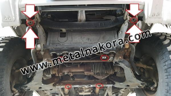 Предпазна кора за двигател и радиатор Mitsubishi Pajero III (V60, V70) 9