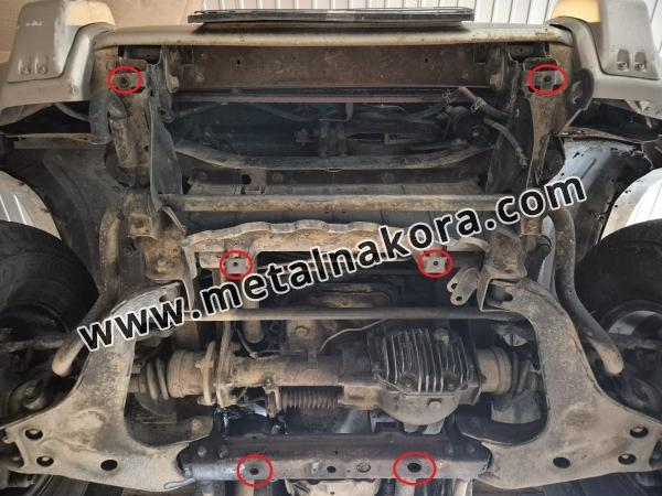 Предпазна кора за двигател и радиатор Mitsubishi Pajero III (V60, V70) 4