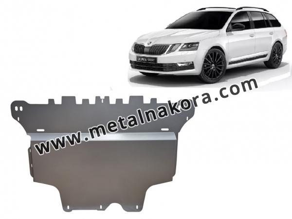 Алуминиев Предпазна кора за двигател и скоростна кутия Skoda Octavia III - ръчна скоростна кутия 1