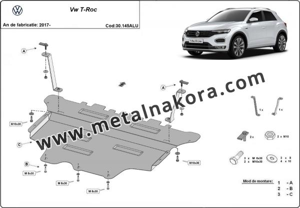 Алуминиев предпазна кора за двигател Volkswagen T-Roc 3