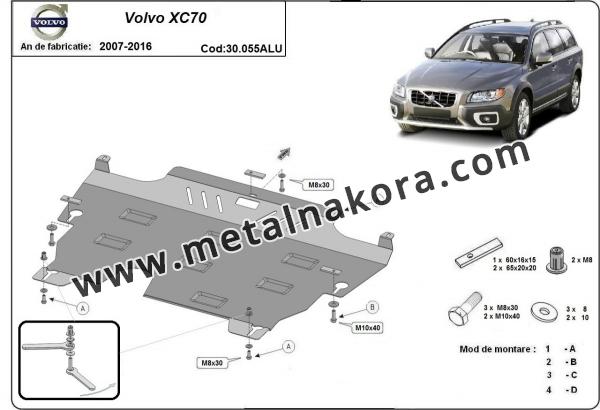 Алуминиев Предпазна кора за двигател и скоростна кутия Volvo XC70 3