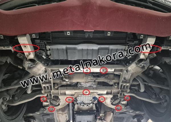 Алуминиев Предпазна кора за двигател, скоростна кутия, радиатор и предна броня Alfa Romeo Stelvio 4