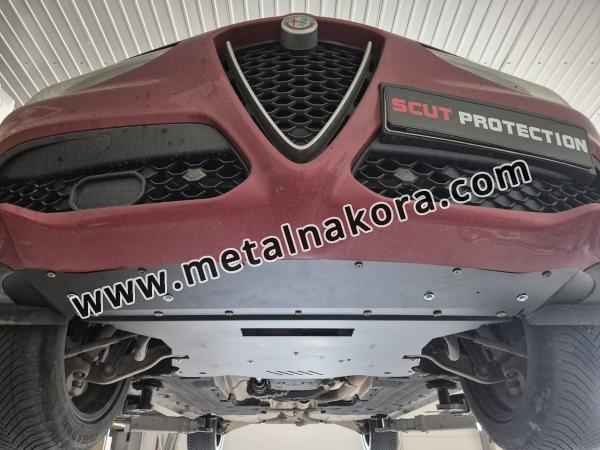 Алуминиев Предпазна кора за двигател, скоростна кутия, радиатор и предна броня Alfa Romeo Stelvio 10