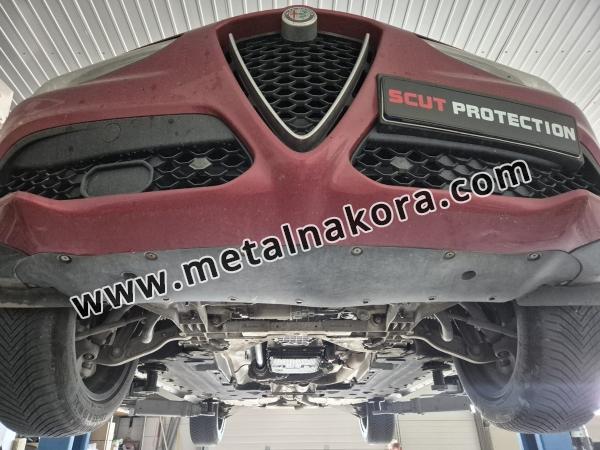 Алуминиев Предпазна кора за двигател, скоростна кутия, радиатор и предна броня Alfa Romeo Stelvio 6