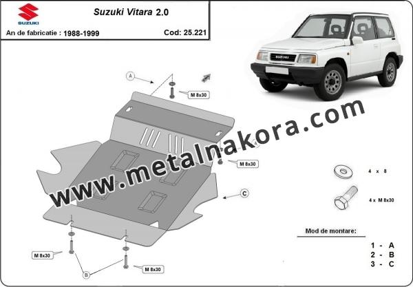Предпазна кора за двигател и радиатор Suzuki Vitara 2.0 3