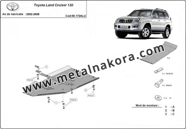 Предпазна кора за скоростна кутия Toyota Land Cruiser  J120 3