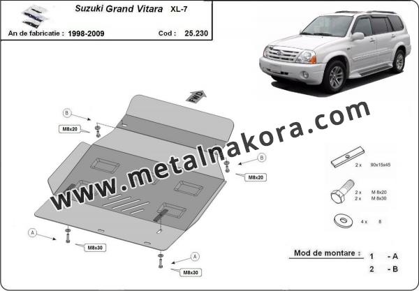 Предпазна кора за двигател и радиатор Suzuki Grand Vitara XL-7 3