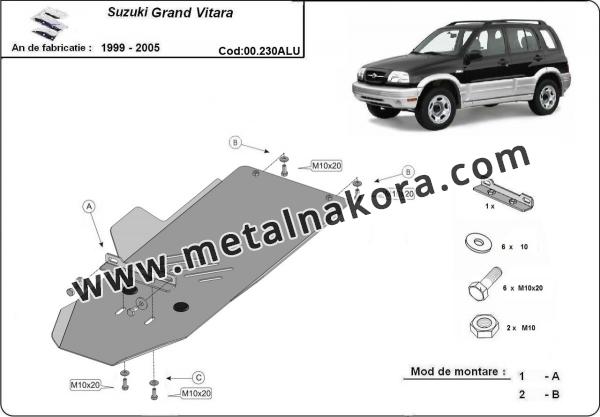 Предпазна кора за скоростна кутия и диференциал Suzuki Grand Vitara  2