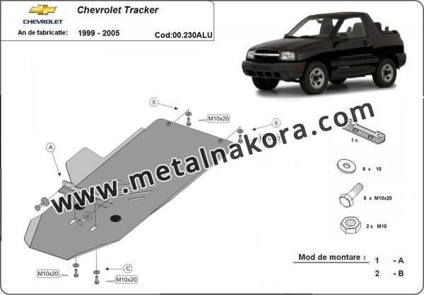 Предпазна кора за скоростна кутия и диференциал Chevrolet Tracker 3