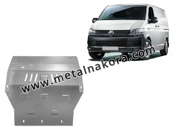 Предпазна кора за двигател, скоростна кутия, радиатор и предна броня Volkswagen Transporter T6 - поцинкована 1