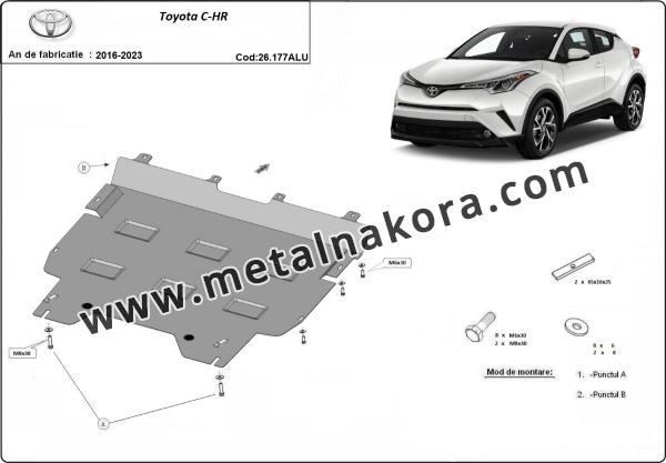 Алуминиев щит на Toyota C-HR 3