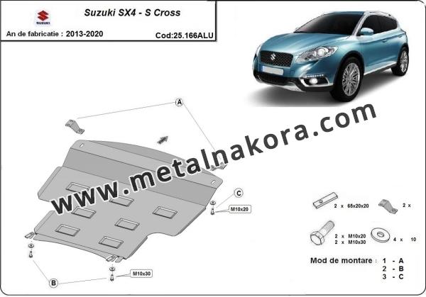 Алуминиев щит на Suzuki SX4 S-Cross 2