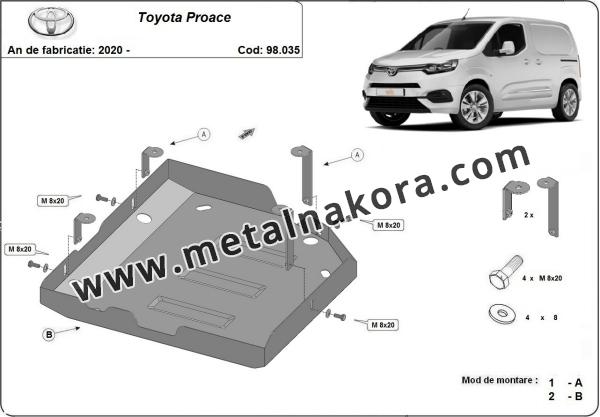 Резервоар за акумулатори AdBlue Toyota Proace 3