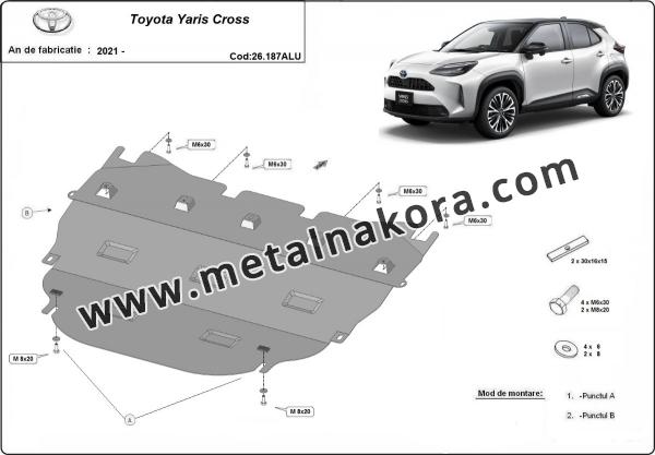Алуминиев щит на Toyota Yaris Cross  2