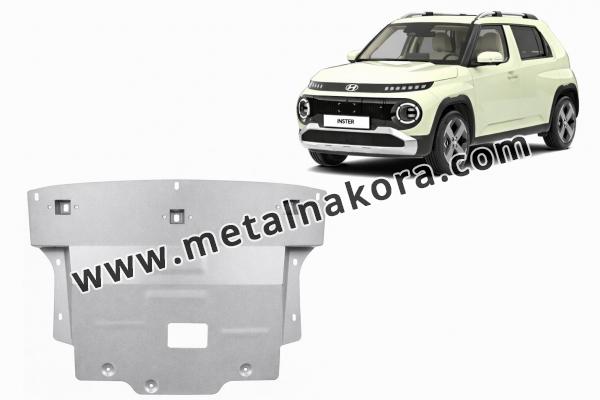 Предпазна кора за двигател  Hyundai Inster  - алуминий 1