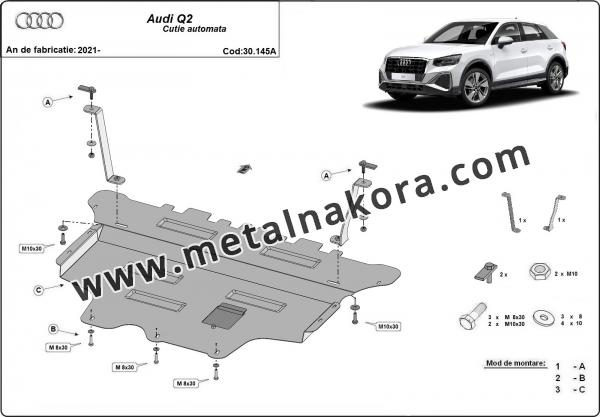 Предпазна кора за двигател, скоростна кутия и радиатор Audi Q2 - автоматична скоростна кутия 2