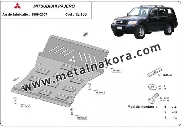 Предпазна кора за двигател и радиатор Mitsubishi Pajero III (V60, V70) Vers. 2.0 2
