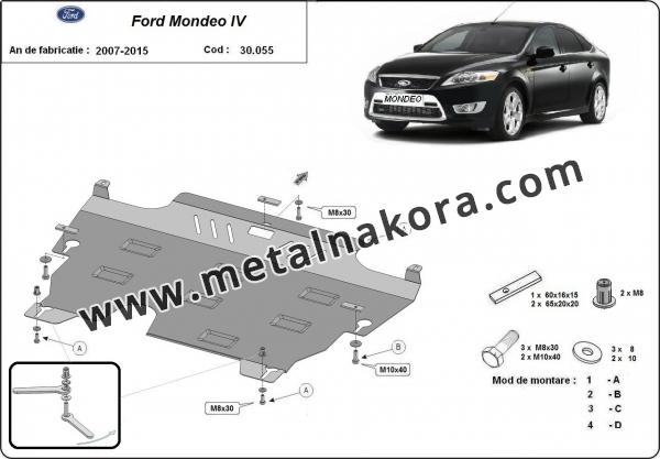 Предпазна кора за двигател, скоростна кутия и радиатор Ford Mondeo 2
