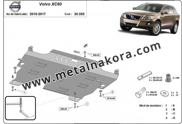 Предпазна кора за двигател, скоростна кутия и радиатор Volvo XC60 2