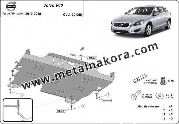Предпазна кора за двигател и скоростна кутия Volvo V60 2