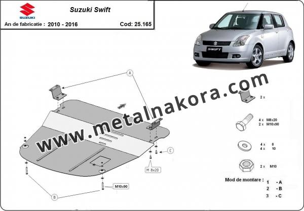 Предпазна кора за двигател и скоростна кутия Suzuki Swift III 2