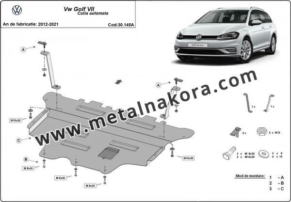 Предпазна кора за двигател и скоростна кутия Vw Golf VII - автоматична скоростна кутия 2