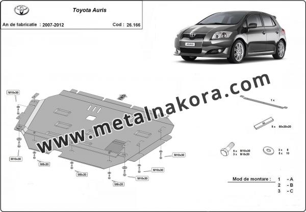 Предпазна кора за двигател, скоростна кутия и радиатор Toyota Auris 2