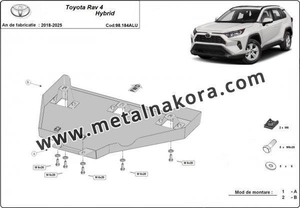 Алуминиев щит на Toyota RAV4 2