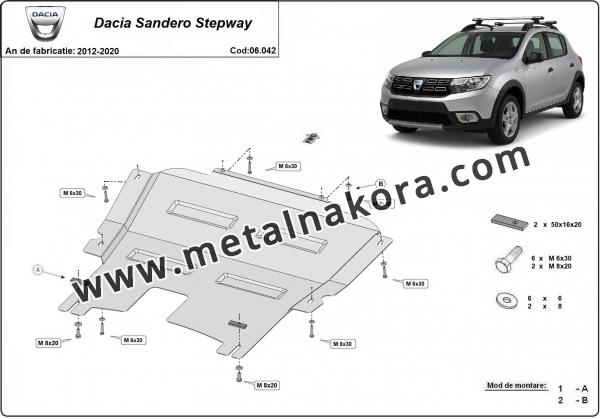 Предпазна кора за двигател и скоростна кутия Dacia Sandero Stepway 2