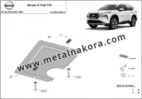 Алуминиев щит на Nissan X-Trail T33 2