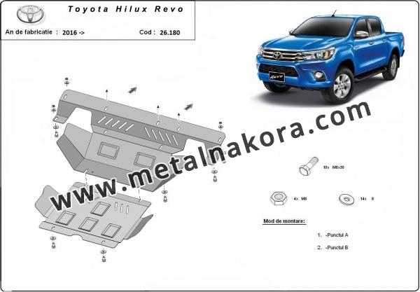 Предпазна кора за двигател и радиатор Toyota Hilux Revo 2