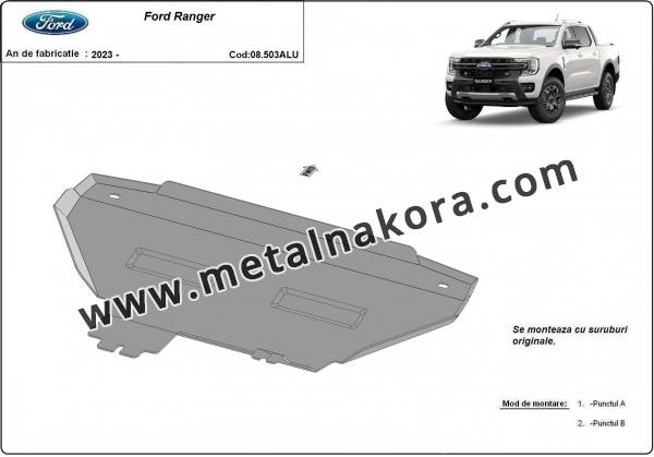 Алуминиев Предпазна кора за радиатор Ford Ranger 2