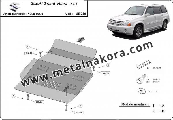 Предпазна кора за двигател и радиатор Suzuki Grand Vitara XL-7 2