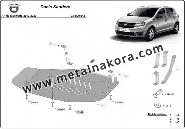Предпазна кора за резервоар Dacia Sandero 2