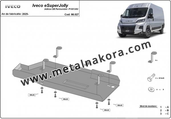Резервоар за акумулатори AdBlue Iveco eSuperJolly 2