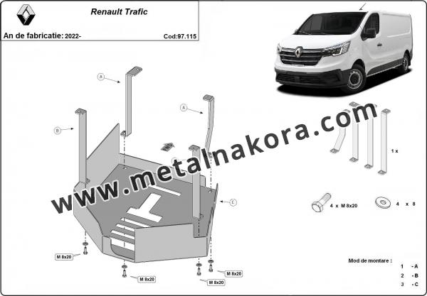 Каталитичен щит против кражба за Renault Trafic 2