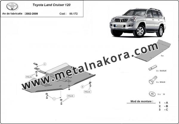 Предпазна кора за скоростна кутия Toyota Land Cruiser  J120 2