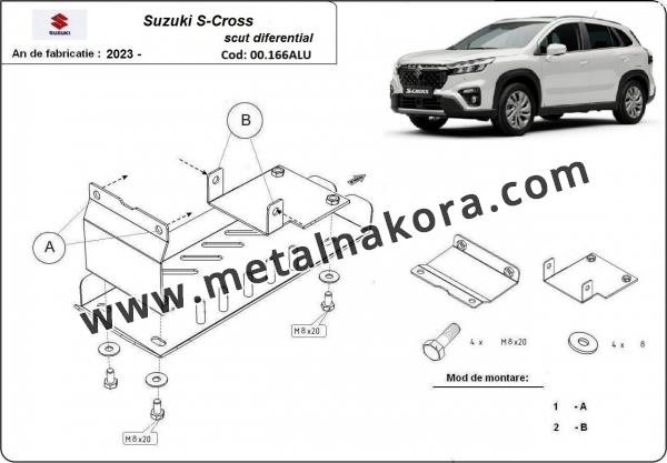 Комплект щитове Suzuki S-Cross алуминий 3