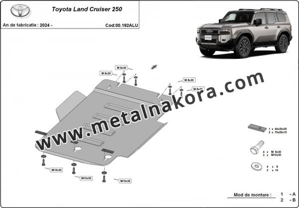 Комплект щитове Toyota Land Cruiser алуминий 4