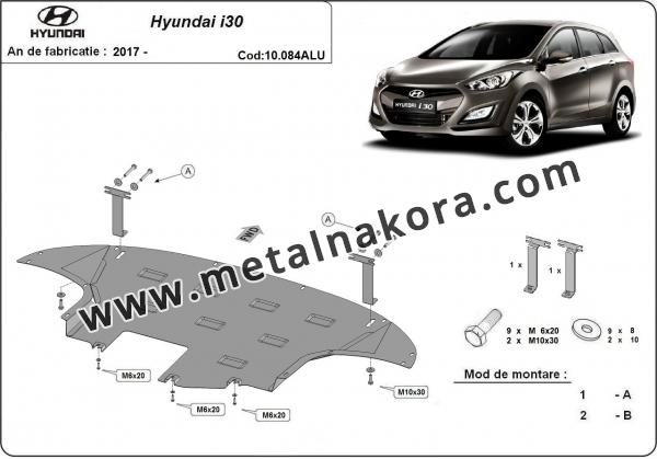 Алуминиев предпазна кора за двигател Hyundai i30 2
