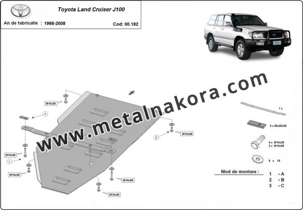Предпазна кора за скоростна кутия Toyota Land Cruiser  J100 2